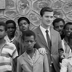 Michale with his student in Fiche in 1966