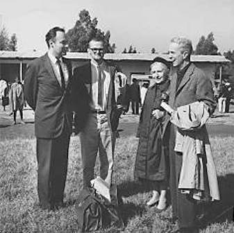 CD Harris Wofford, PCV Barry Hillenbrand, Mrs & Mr. Norman Rockwell