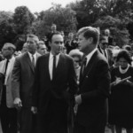 Ethiopian CD Harris Wofford & JFK Greeting First PCV to Ethiopia, August 1962
