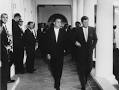 Sarge & JFK Going out to the Rose Garden to Meet Frist PCV, Summer 1961