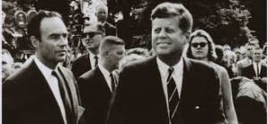 Harris Wofford and JFK with PCVs White House Summer, 1962