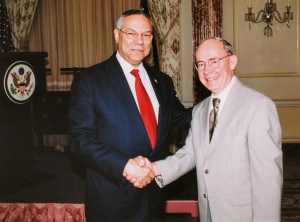 Retirement Ceremony with Secretary of State Colin Powell