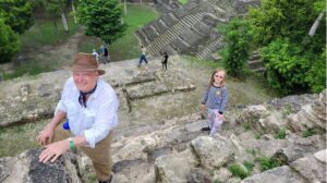 Photo of Mark Walker with granddaughter.